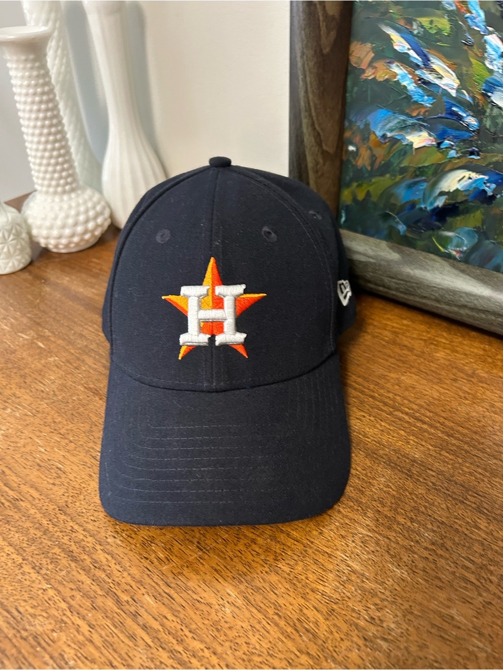 New Era Houston Astros 9FIFTY Snapback Hat Navy Blue MLB